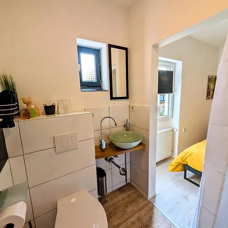 Tiny - Charmante Miniwohnung Mit Grossem Dachgarten Im Gaestehaus Graf-schmelzer Apartment Trittenheim